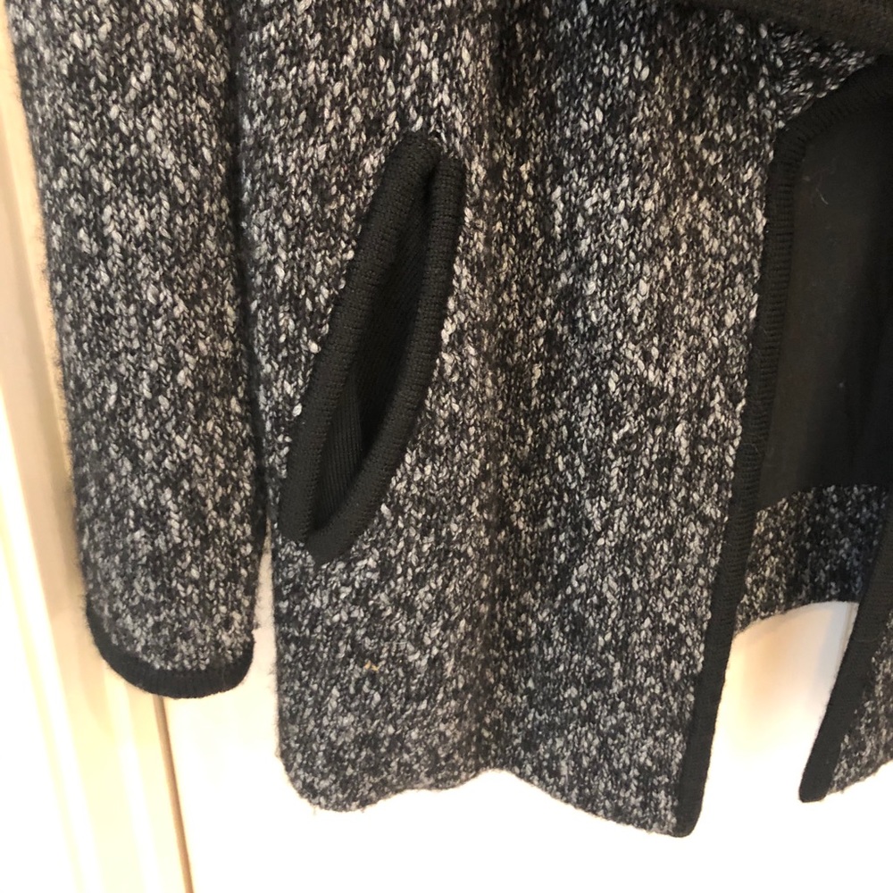 Tart Sweater Jacket black tweed, Sz S - Picture 12 of 15